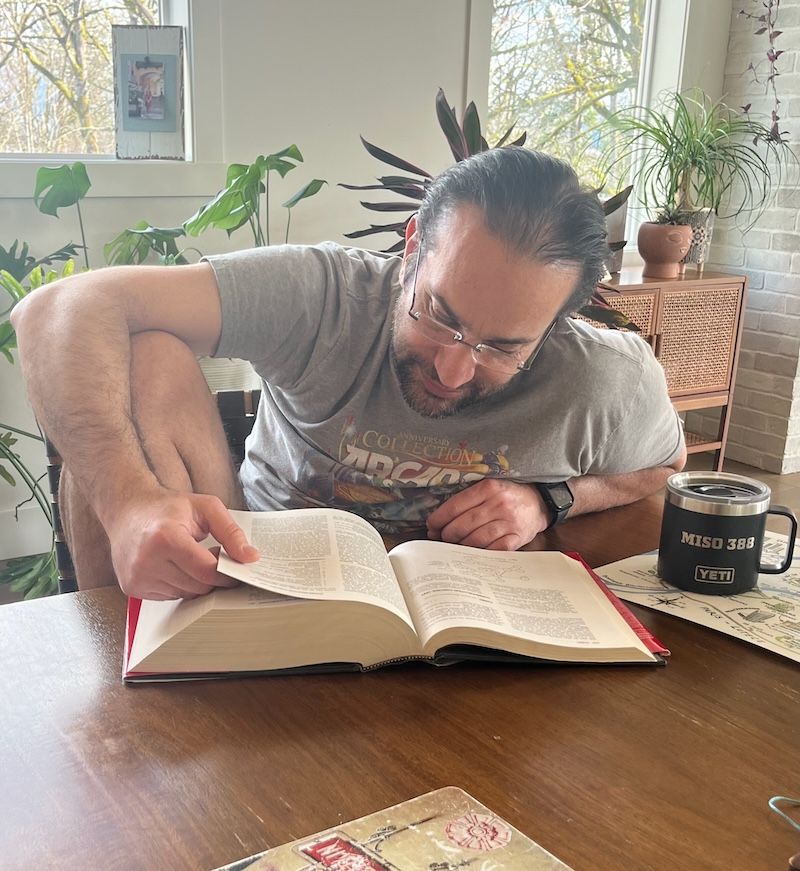 Caught Reading