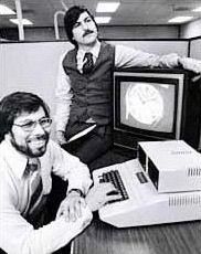 Steve Jobs and Steve Wozniak